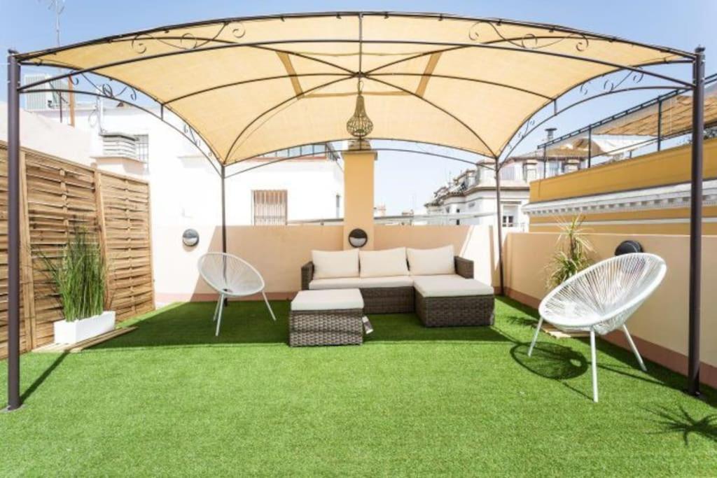 Esse Atico. Precioso Atico Con Terraza En Pleno Centro Daire Sevilla Dış mekan fotoğraf