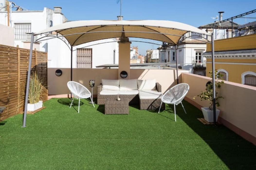 Esse Atico. Precioso Atico Con Terraza En Pleno Centro Daire Sevilla Dış mekan fotoğraf